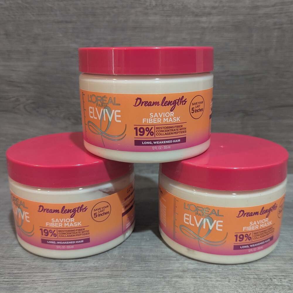 L'Oréal Paris Elvive Dream Lengths Savior Fiber Mask 12 fl oz